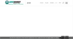 Desktop Screenshot of geoinvest.si