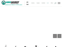 Tablet Screenshot of geoinvest.si